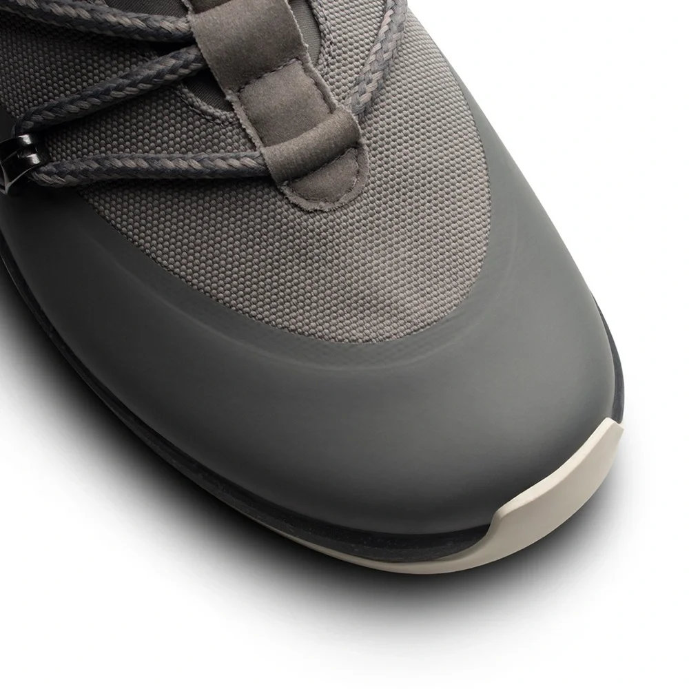 SKYE The Stnley Raincity / Grey Waterproof Vegan Sneaker Boot Size: 8
